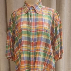 Ralph lauren Plaid Oxford Shirt